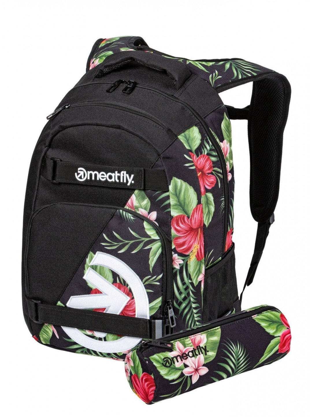 Meatfly batoh Exile Tropical Black 24 L Černá Objem 24 L